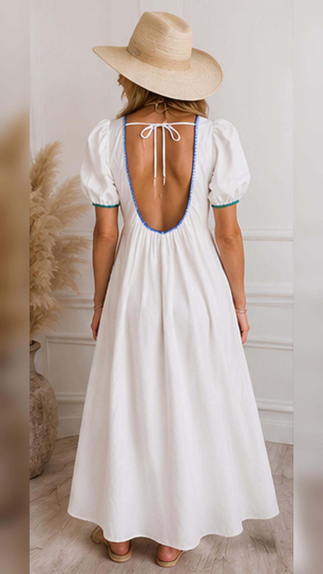 Coastal Bloom Maxi Dress