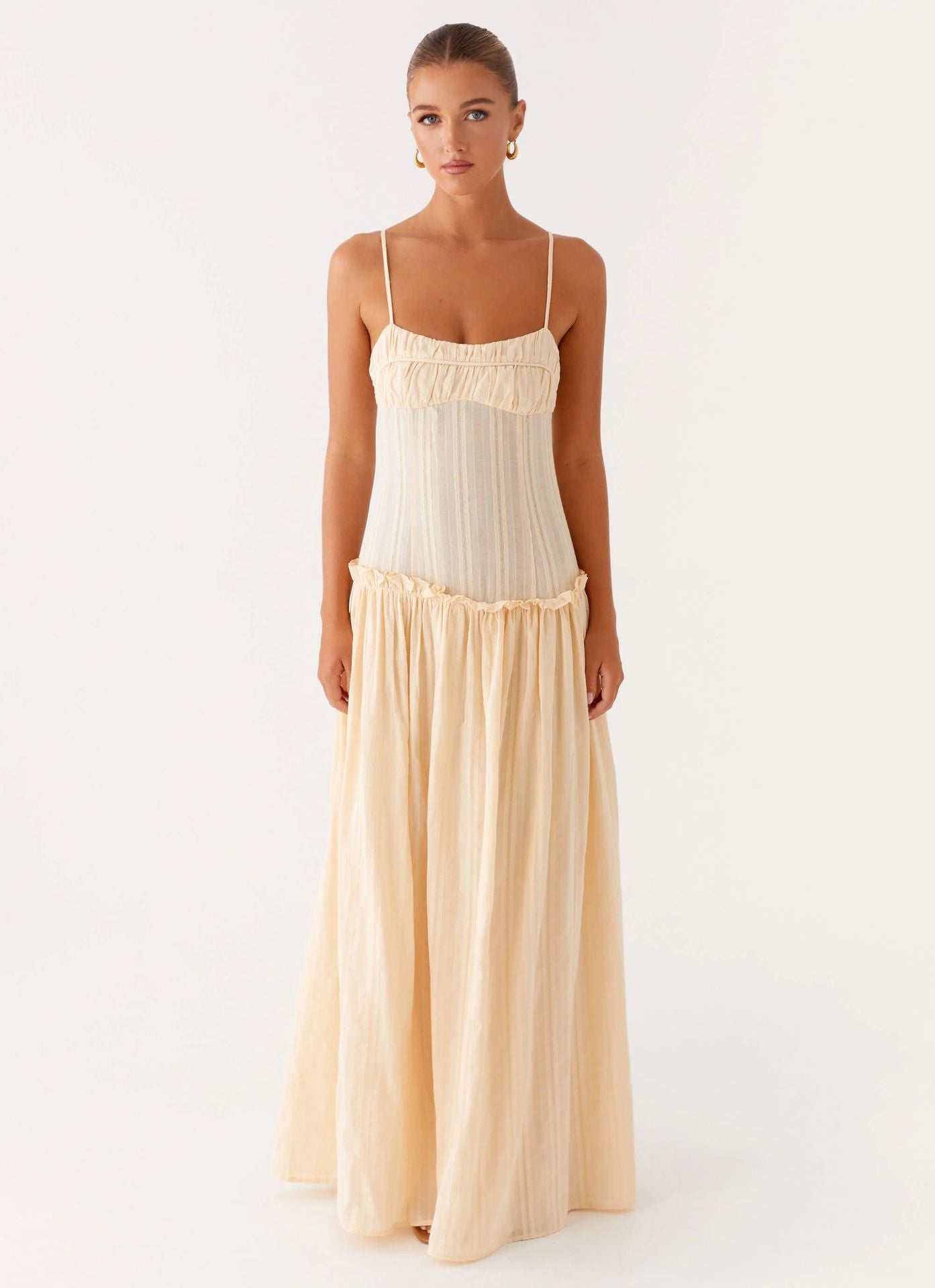 JACINDA DROP WAIST MAXI DRESS