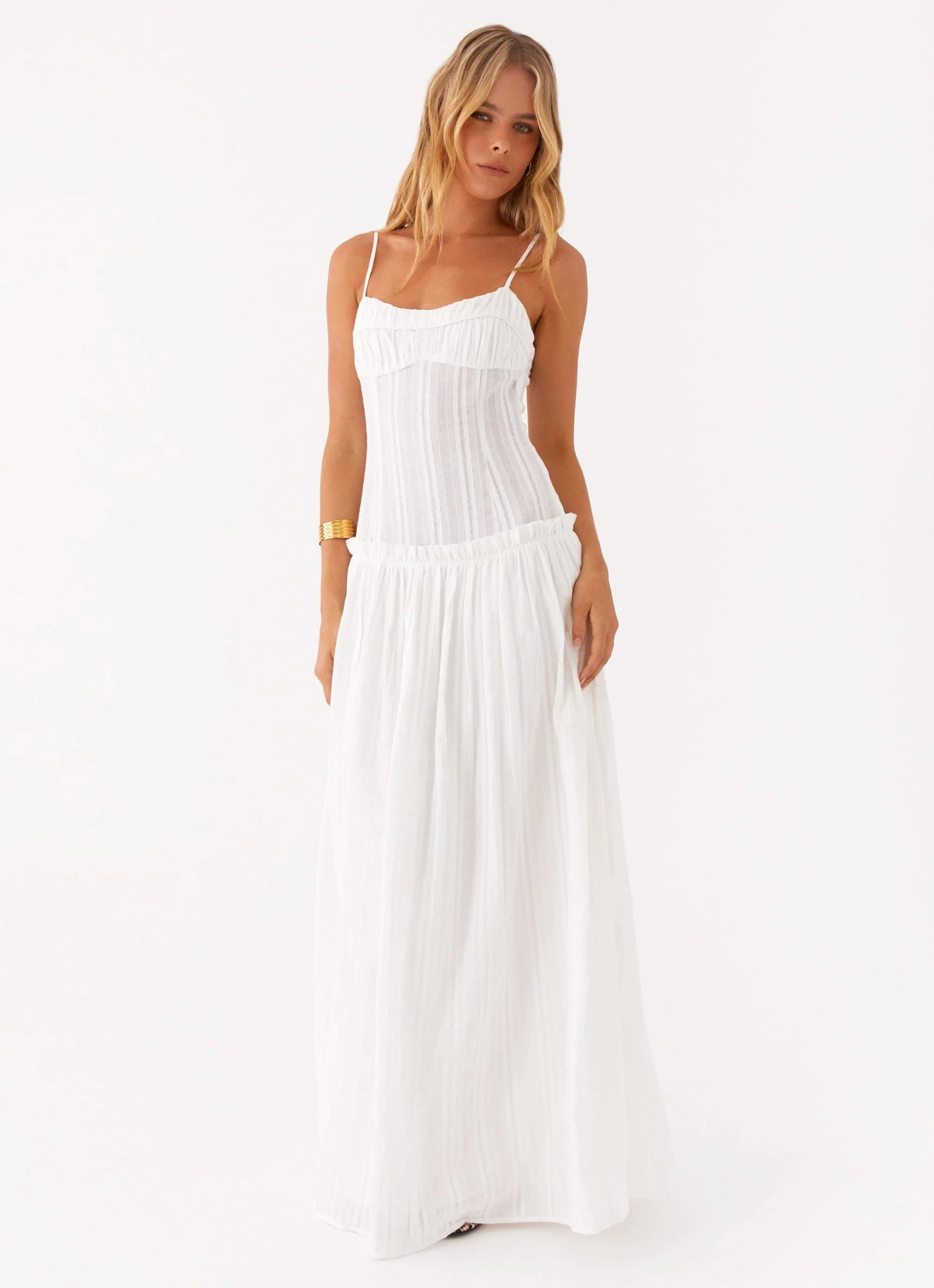 JACINDA DROP WAIST MAXI DRESS