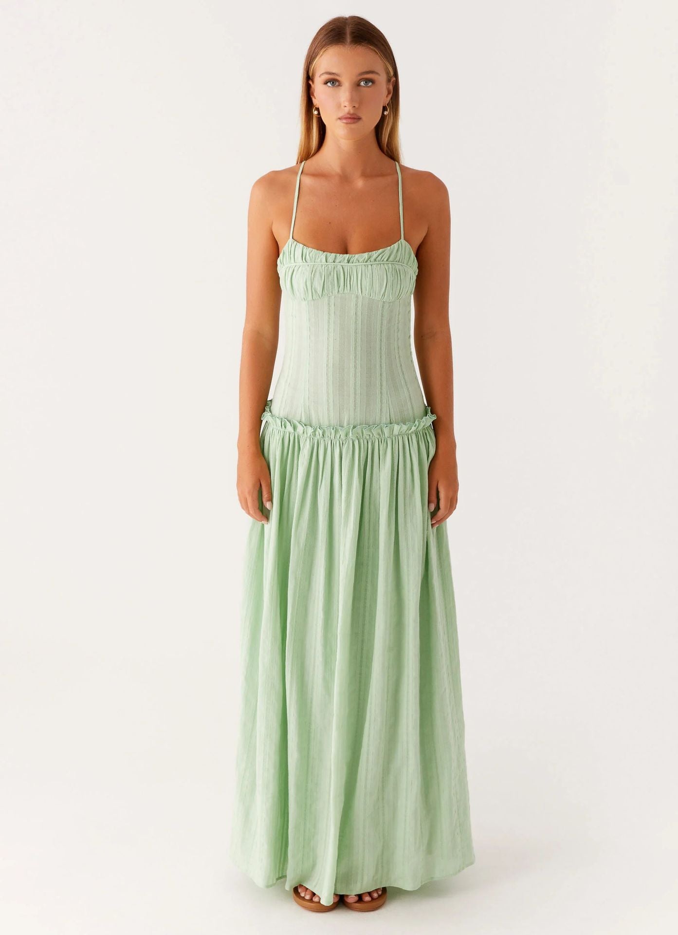 JACINDA DROP WAIST MAXI DRESS