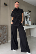 Zip Detail Lounge Set