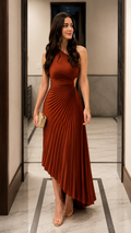 Aurora Pleated Dress