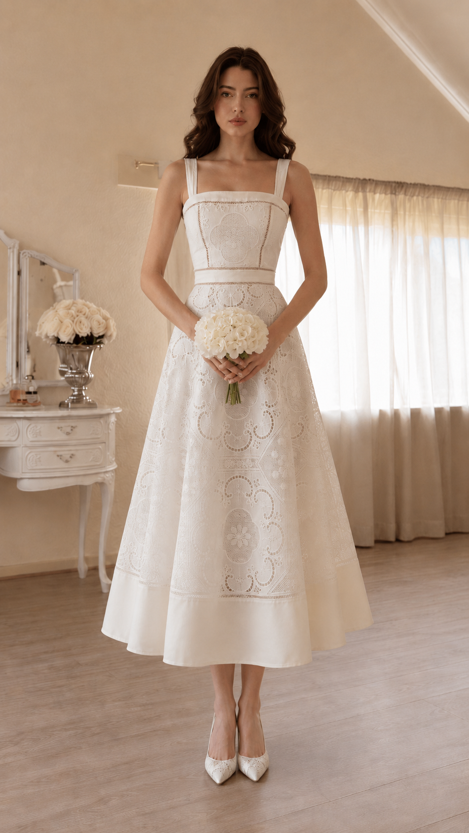 Lace Midi Dress
