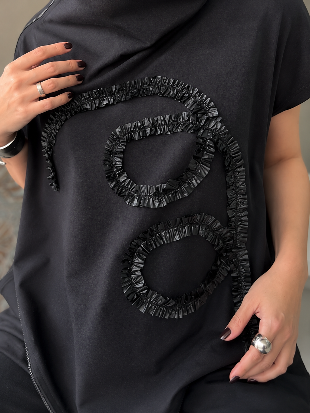 Zip Detail Lounge Set
