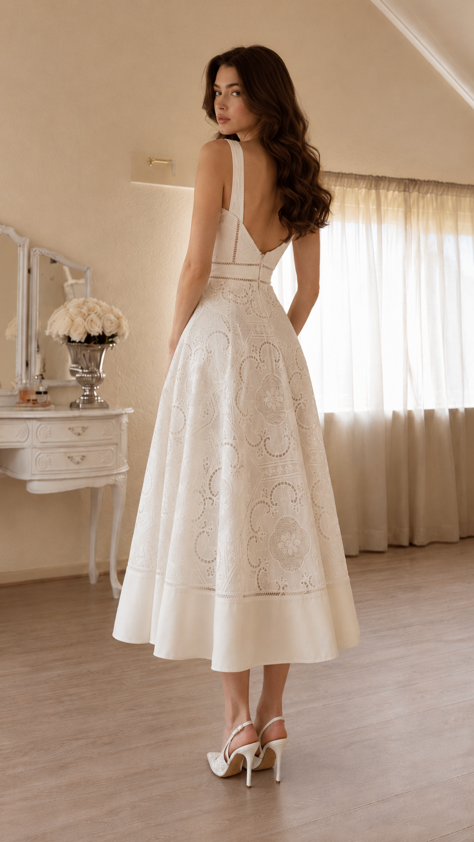 Lace Midi Dress