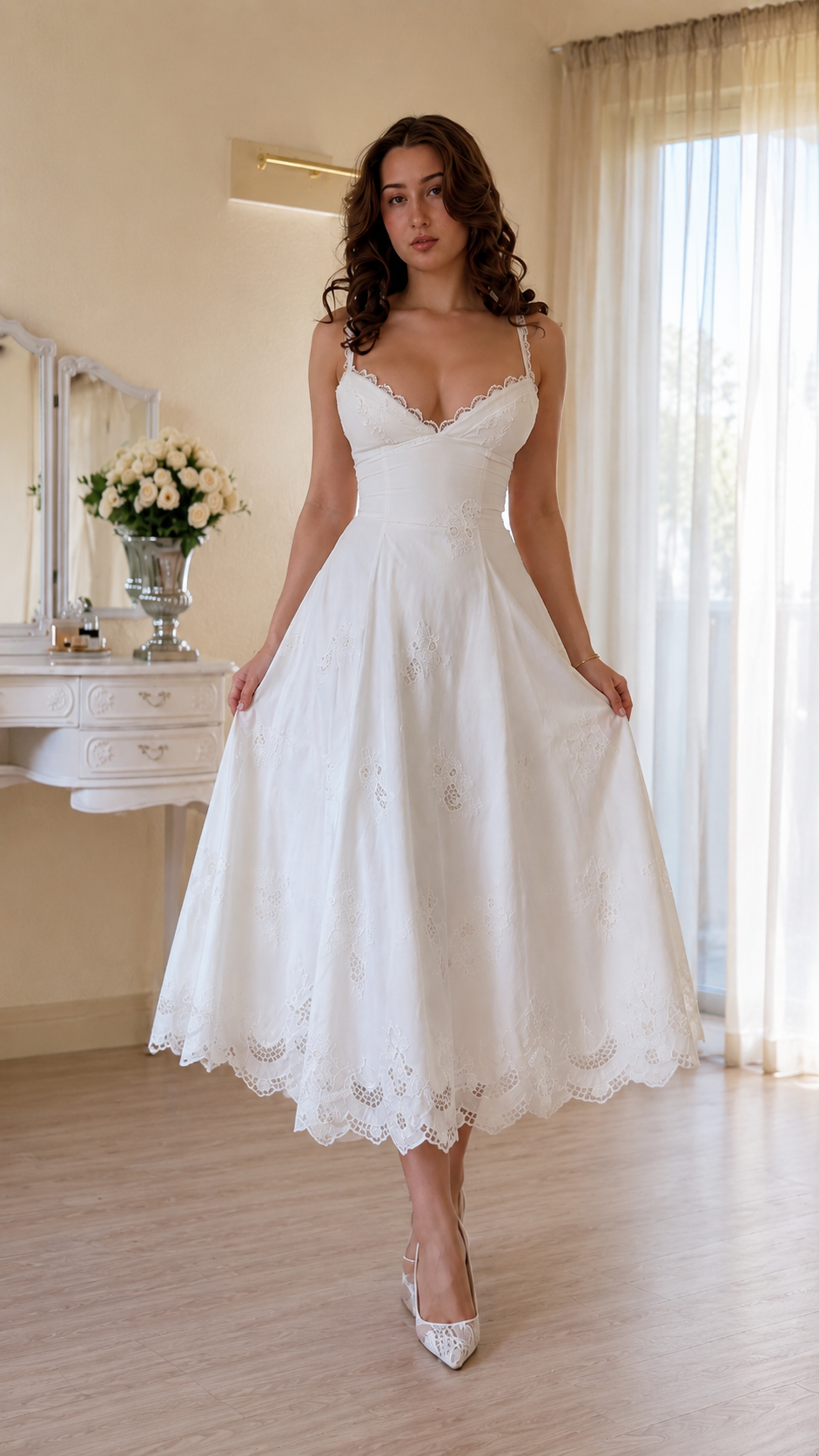 Lace Grace Midi Dress