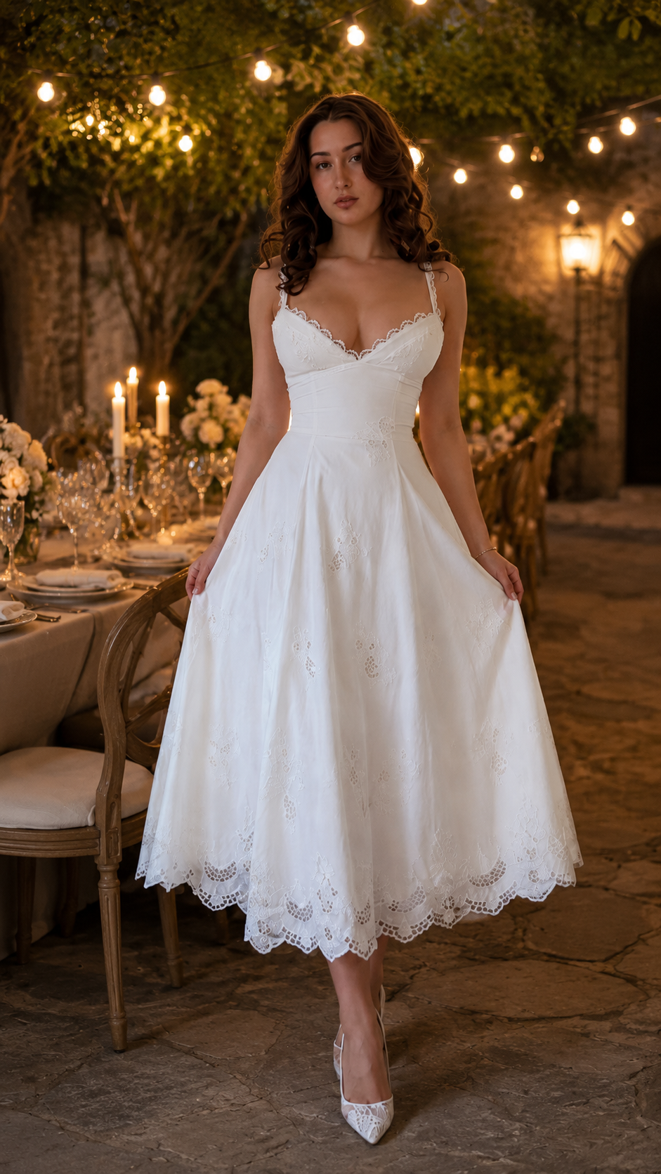 Lace Grace Midi Dress