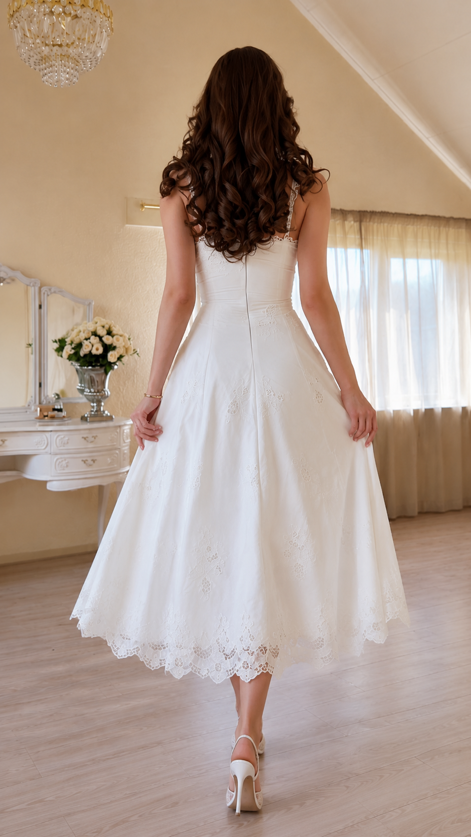 Lace Grace Midi Dress