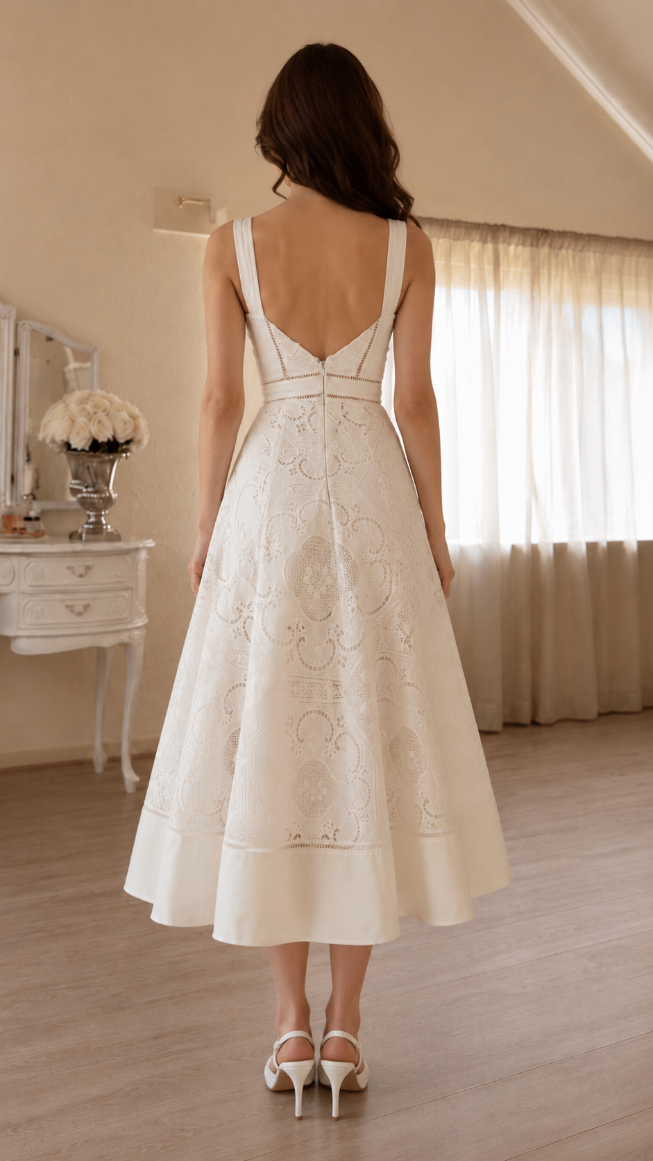 Lace Midi Dress