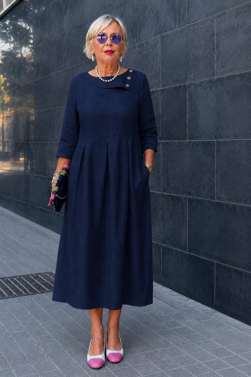 Aurielle Linen Dress