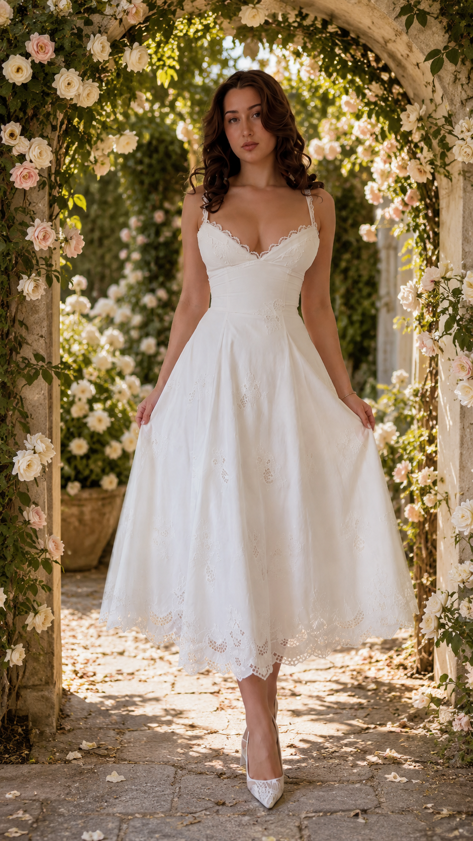 Lace Grace Midi Dress