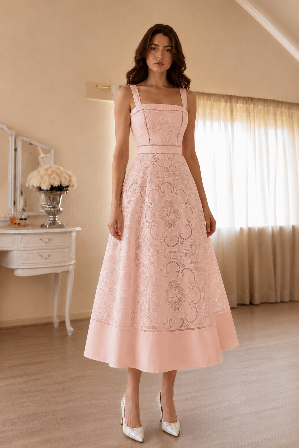 Lace Midi Dress