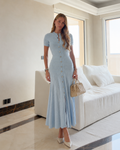 Knit Button Maxi Dress