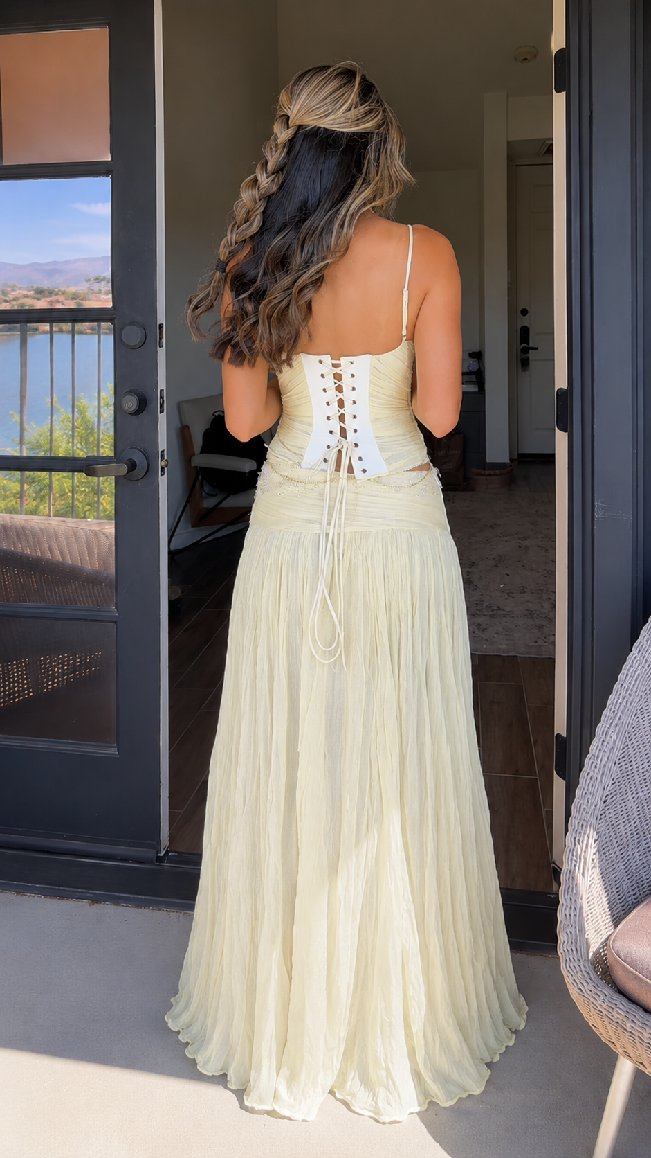 Crystal Mesh Maxi Set