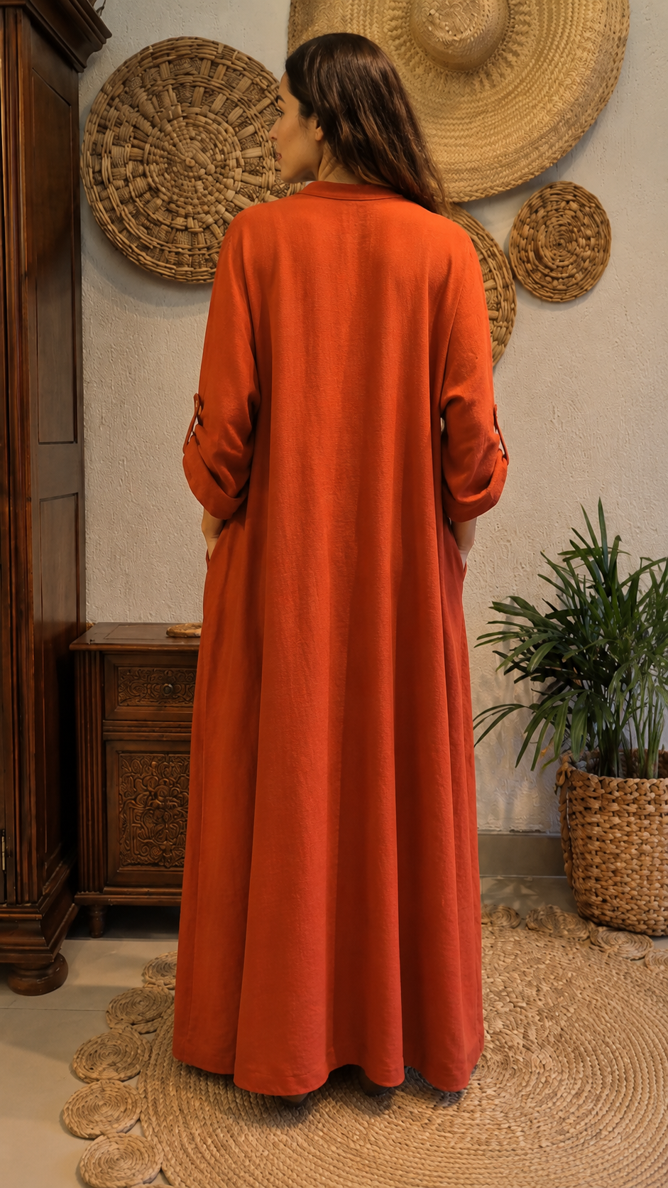 Lounge Flow Maxi Dress