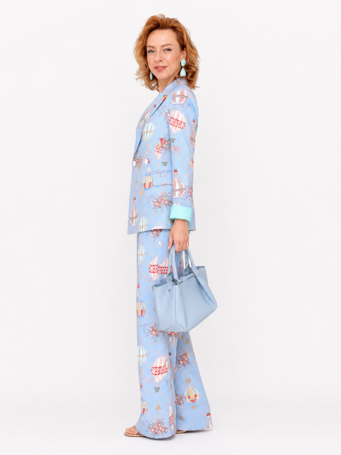 Balloon Print Pant Set