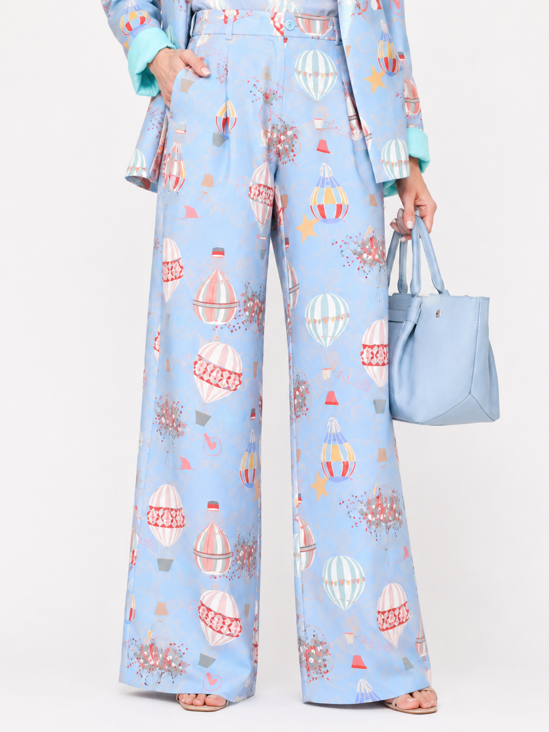Balloon Print Pant Set