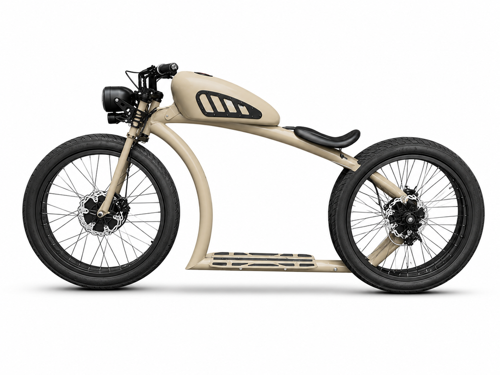 Retro Custom Fat Tire Electric Bike