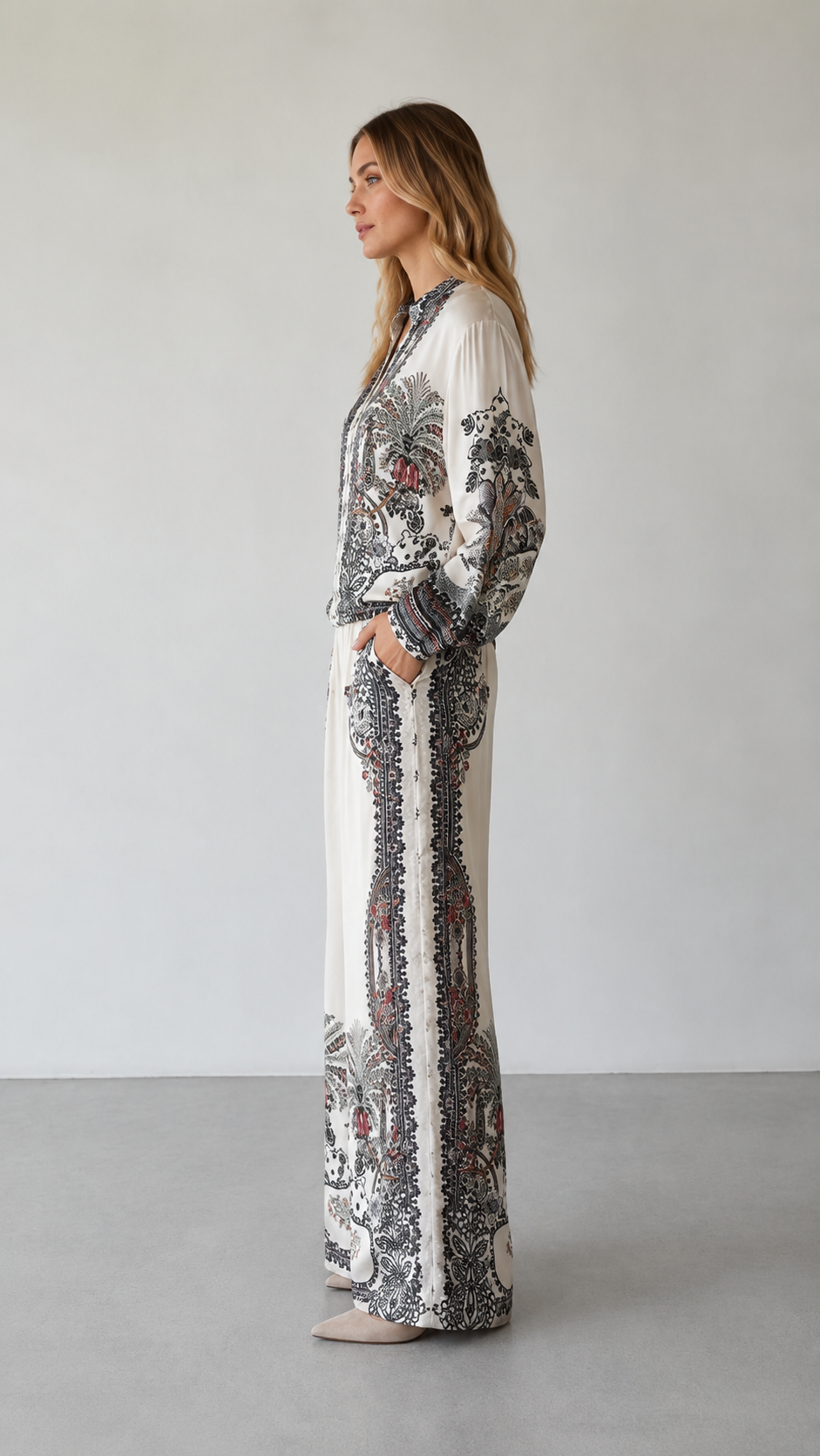 Paisley Wide-Leg Set