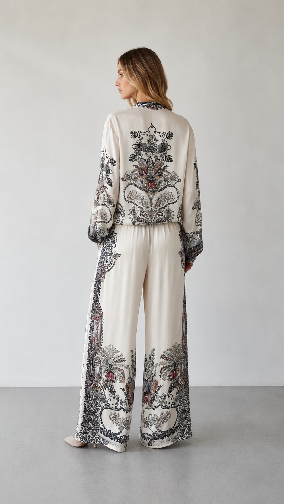 Paisley Wide-Leg Set