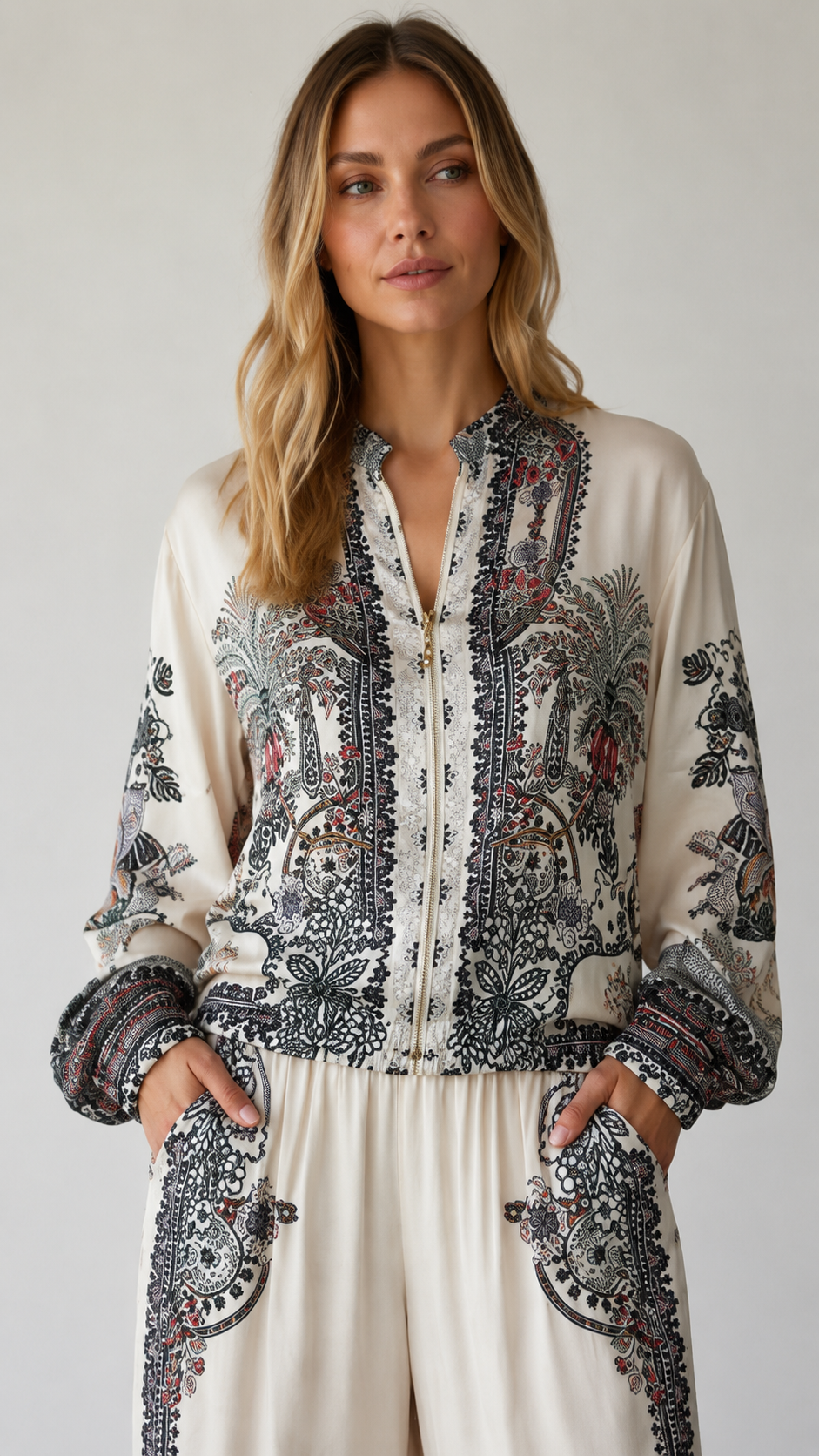 Paisley Wide-Leg Set
