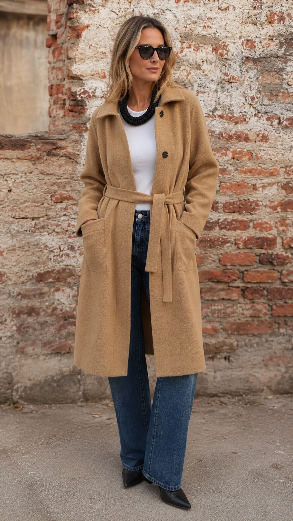Belted Wool Coat