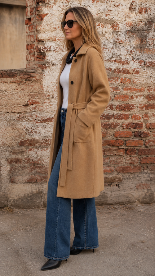 Belted Wool Coat