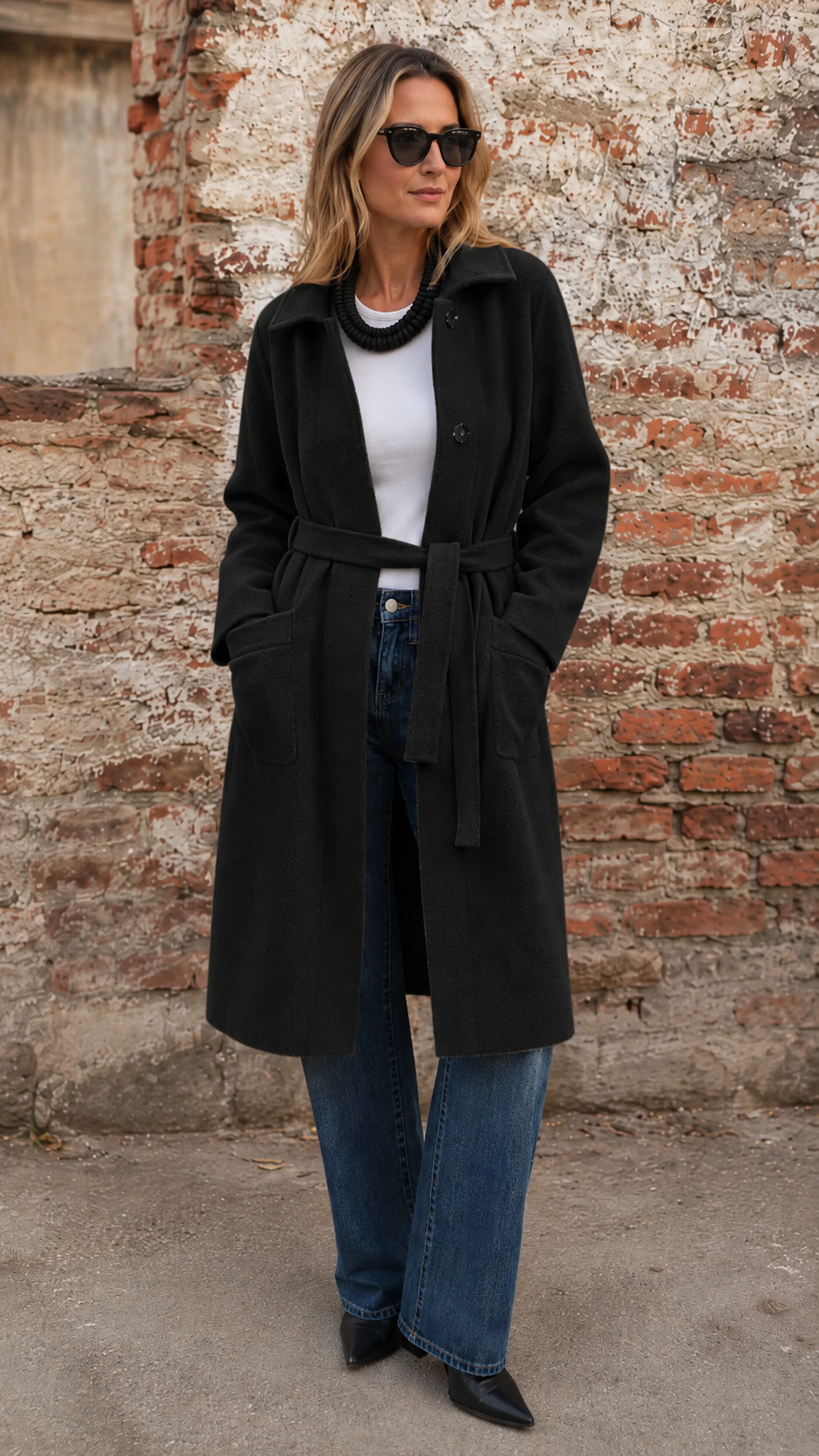 Belted Wool Coat