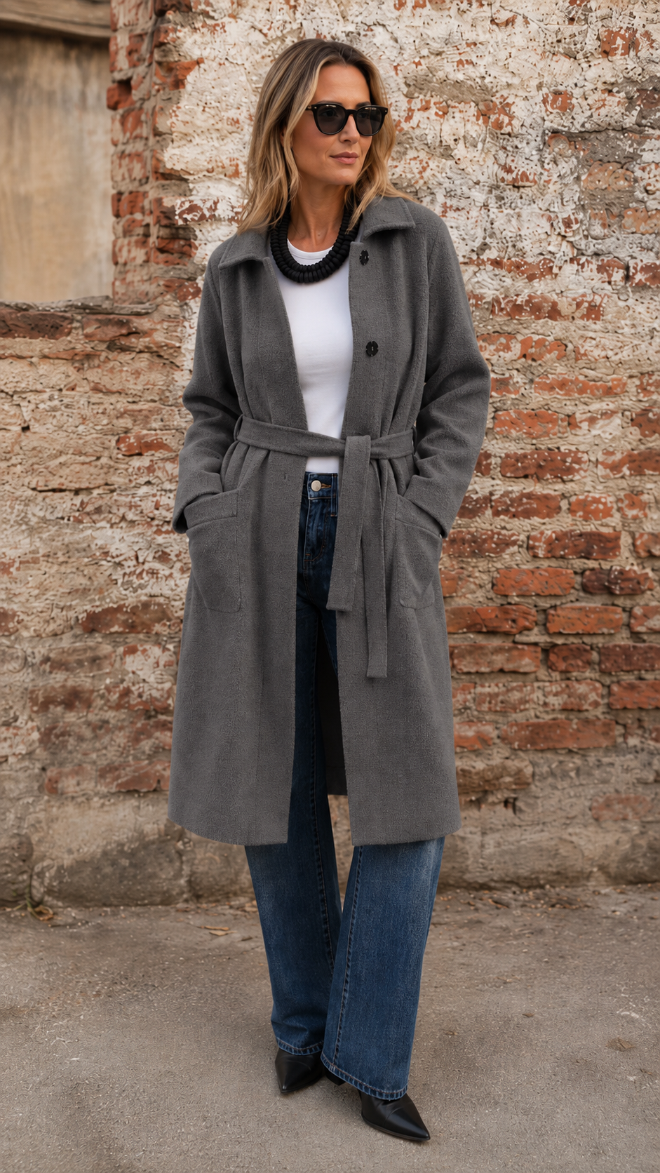 Belted Wool Coat