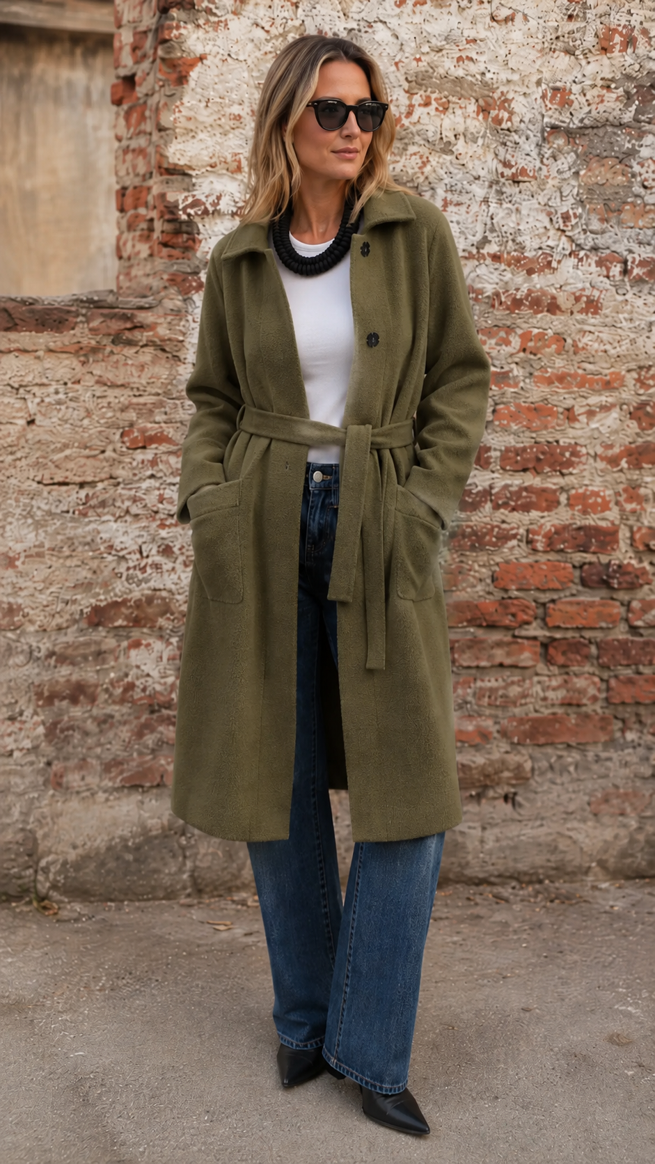 Belted Wool Coat