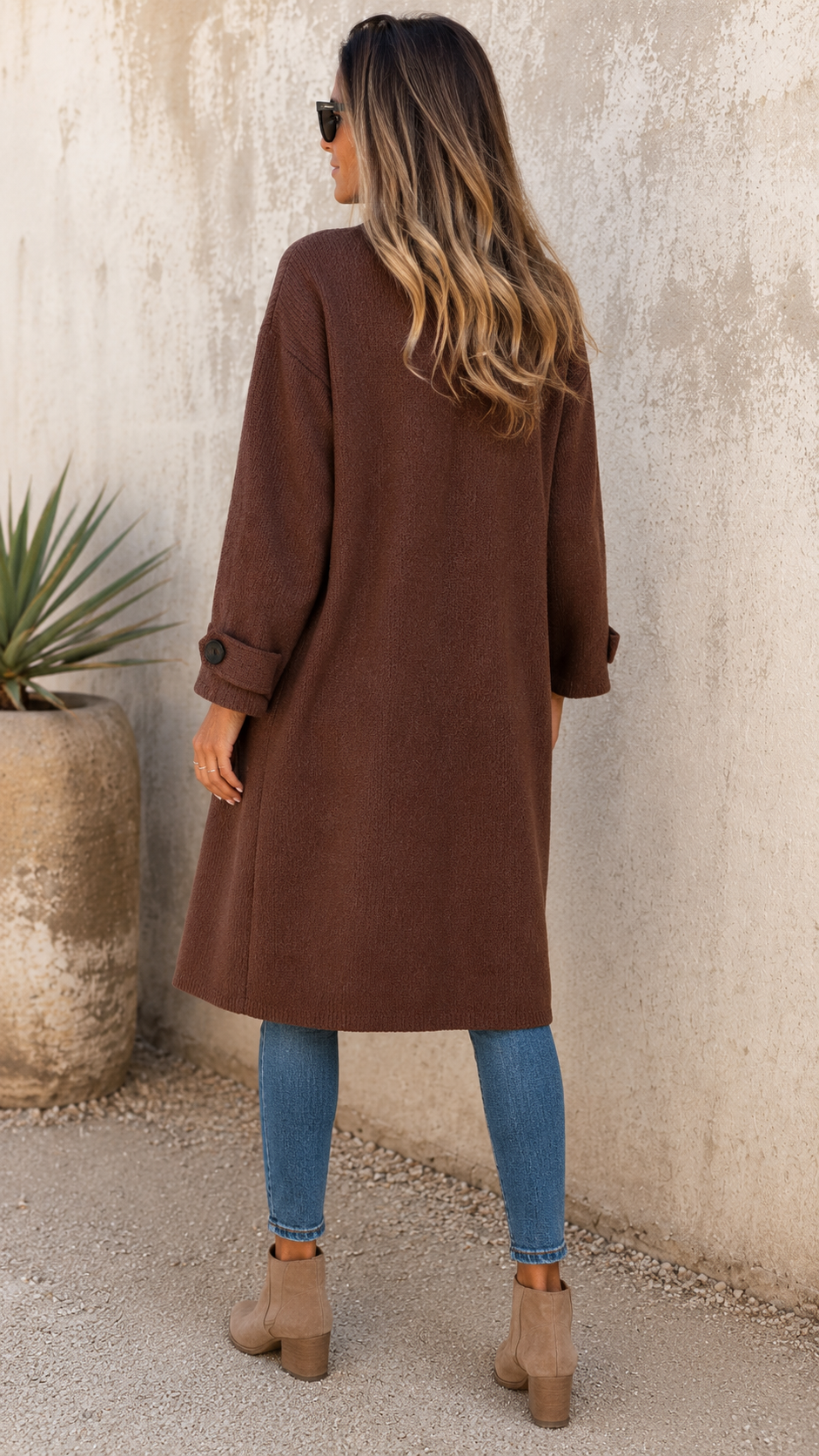 Long Knit Cardigan
