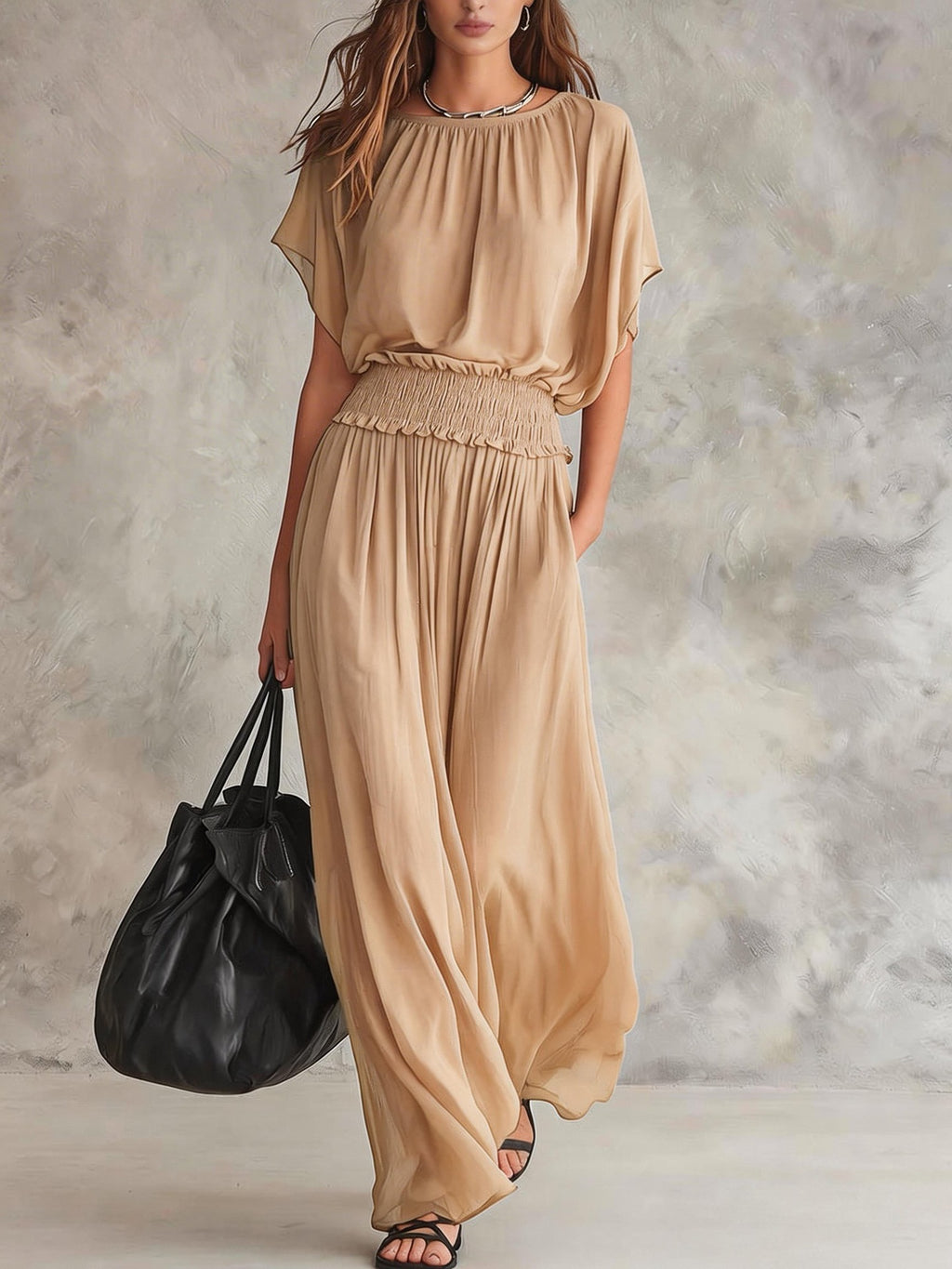 Flowy Chiffon Pant Set