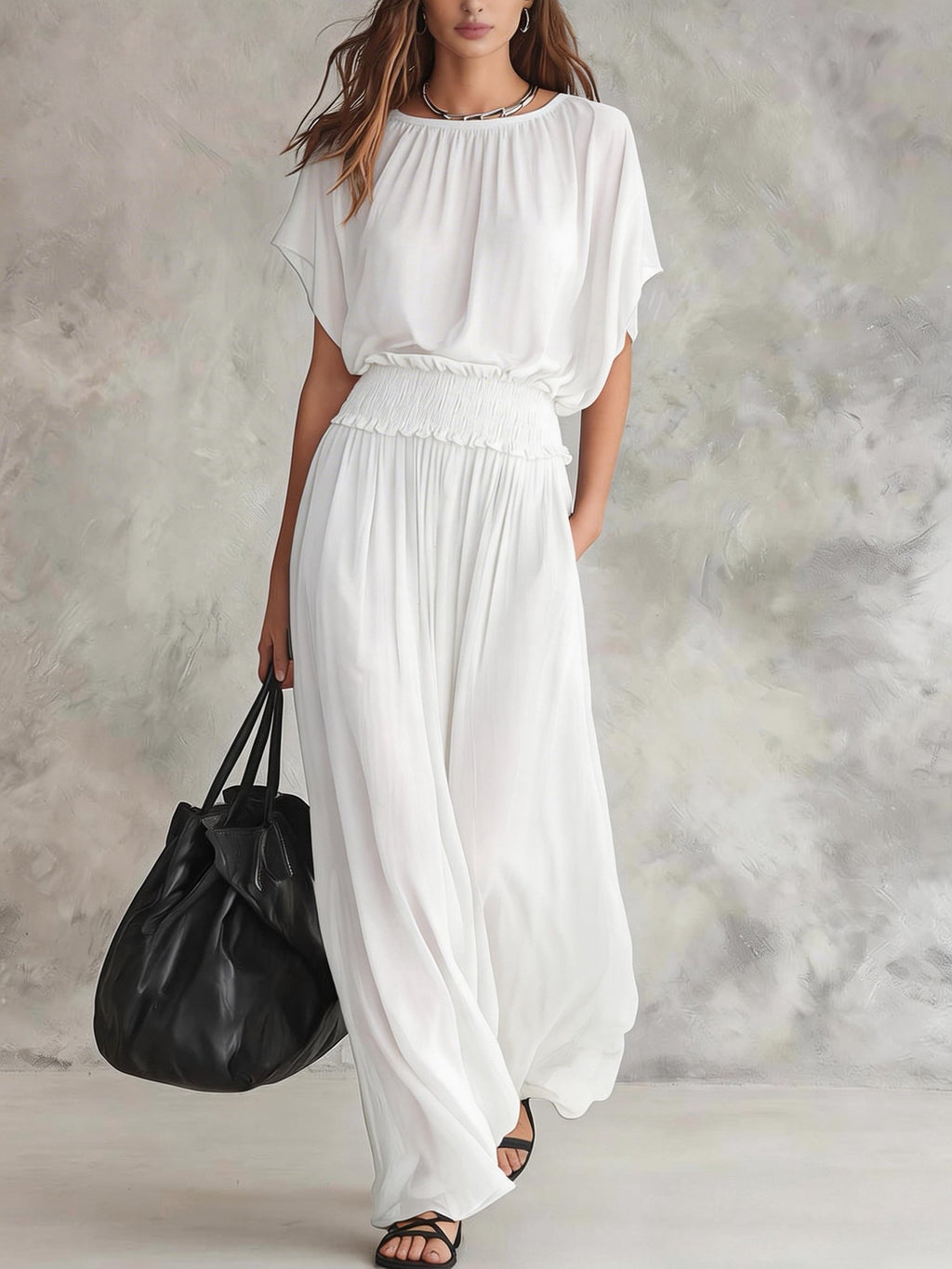 Flowy Chiffon Pant Set