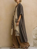 Women's Spring/Summer Cotton Linen Casual Vacation Three-Piece Set