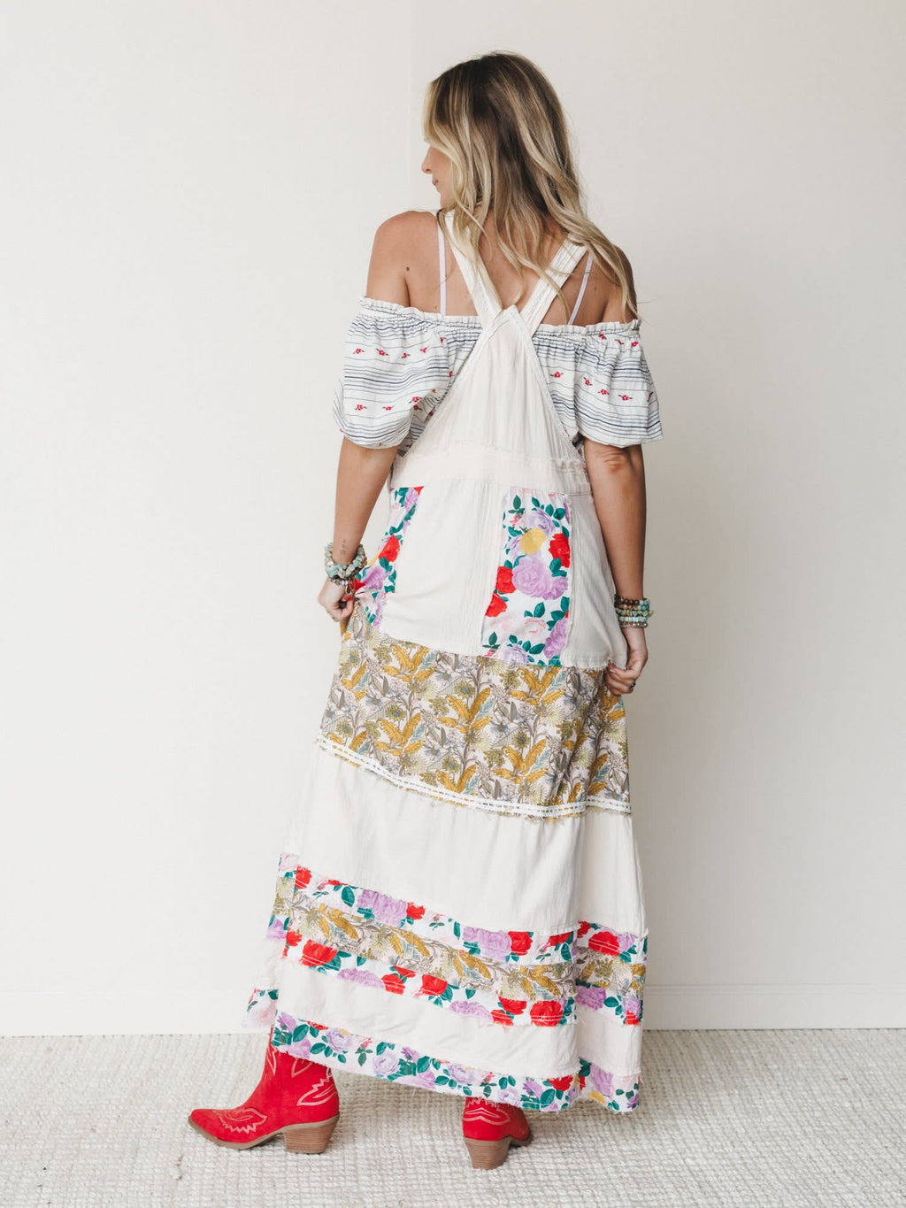 Boho Patchwork Maxi Dress