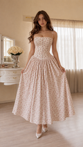 Rosette Garden Midi Dress