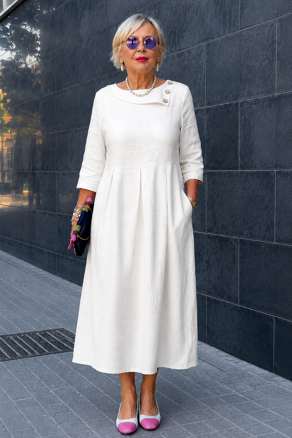 Aurielle Linen Dress