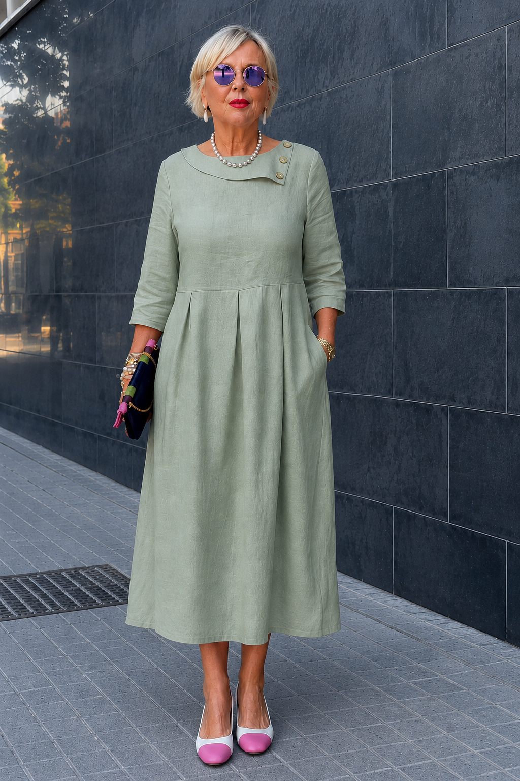 Aurielle Linen Dress