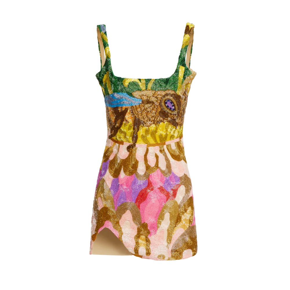 Embellished Mini Dress