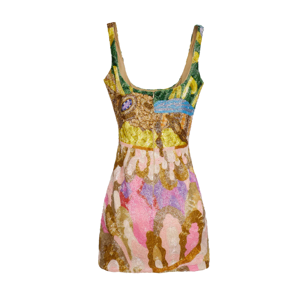 Embellished Mini Dress